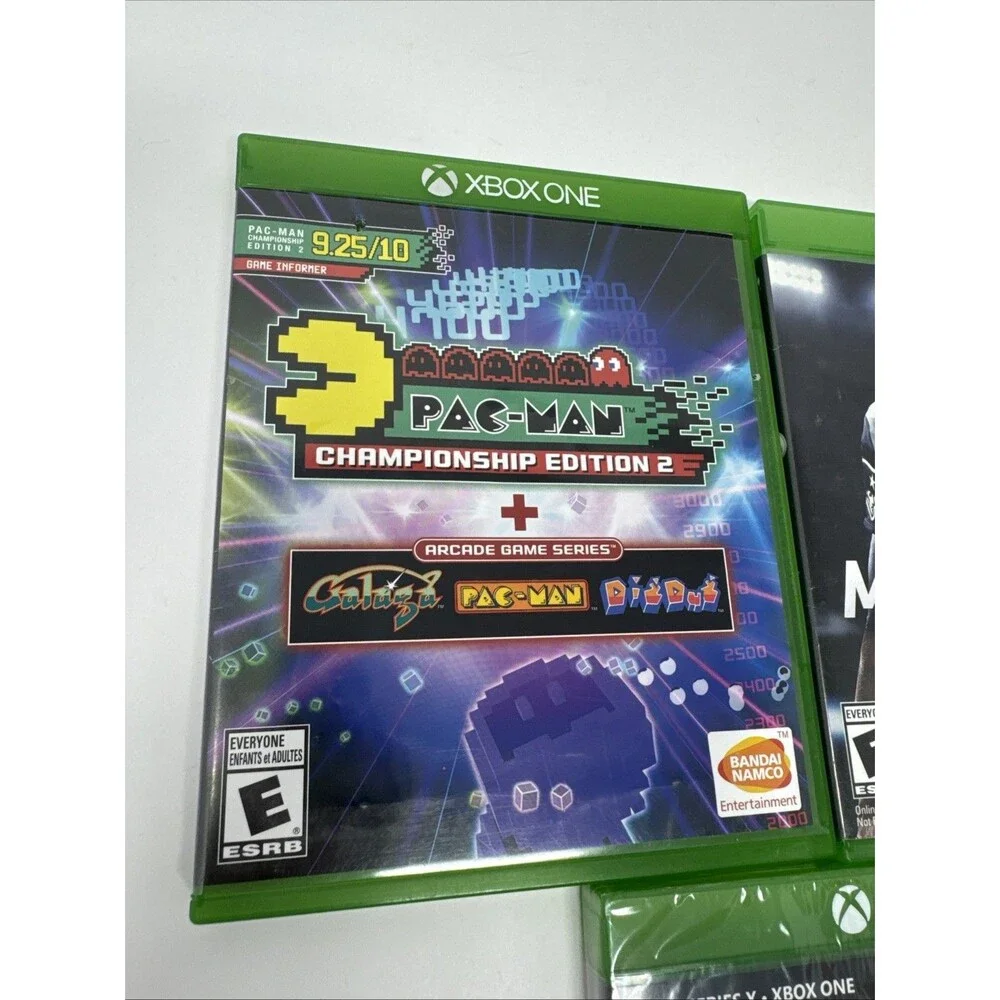Lot of 3 Xbox One Games NEW PuyoPuyo Tetris 2 Madden 18 Pac-Man Championship